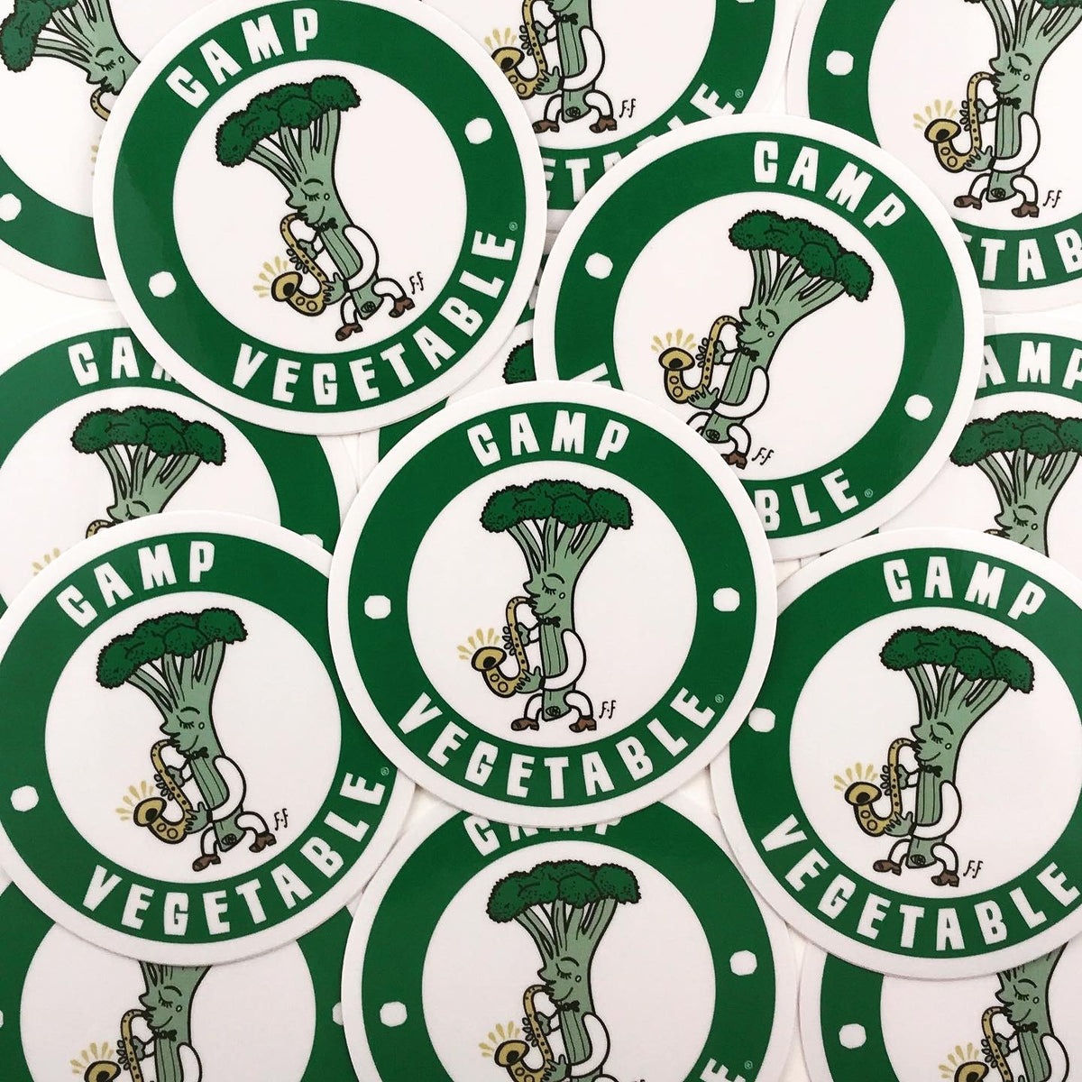CV Brock Lee Sticker Camp Vegetable